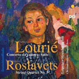 Cover for Leipziger Streichquartett · * Lourie / Roslavets (CD) (2013)