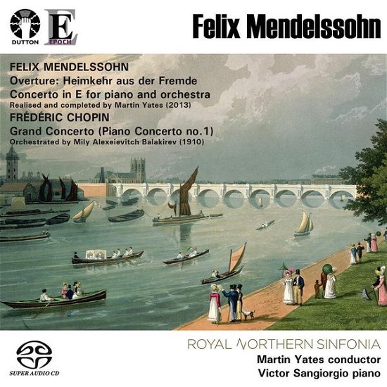 Cover for F. Mendelssohn-Bartholdy · Heimkehr Aus Der Fremde Overture &amp; Piano Concerto In E/Chopin-Balakirev: Grand Concerto (piano Concerto No. 1) (CD) (2014)