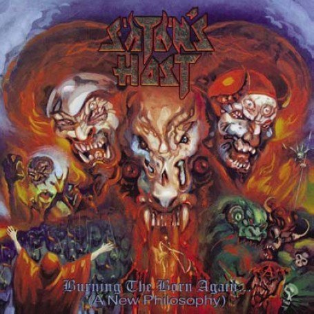 Cover for Satans Host · Burning the Born Again... (CD) (2007)