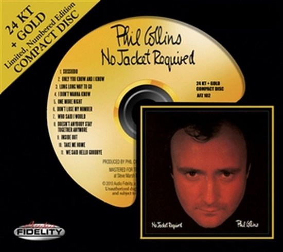 Cover for Phil Collins · No Jacket Required (24k Gold) (CD) (2011)