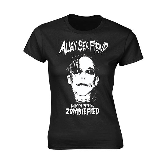 Zombiefied (T-Shirt, Girlie Womens: 8, Black) - Alien Sex Fiend - Merchandise - PHM - 0803343257229 - November 18, 2019
