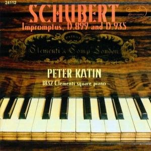Cover for Schubert / Katin · Impromptus D. 899 &amp; D. 935 (CD) (2008)