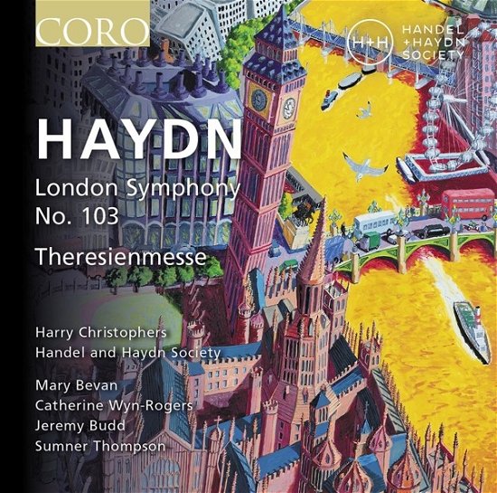 Cover for Handel And Haydn Society / Harry Christophers · Haydn: Symphony No. 103 &amp; Theresienmesse (CD) (2022)