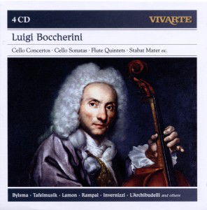 Cover for Boccherini,l. / Lamon,jeanne / Bylsma,anner · Cello Concertos - Cello Sonatas - Flute Quintets (CD) (2016)