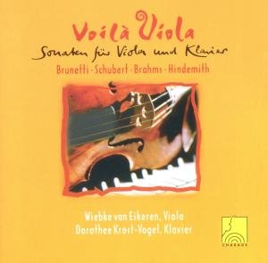 Cover for Eikeren,wiebke Van / Vogel,dorothee Krost · Sonatas for Viola and Piano by Brahms Brunetti (CD) (1997)
