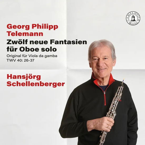 Georg Philipp Telemann: 12 Neue Fantasien Für Oboe Solo - Hansjorg Schellenberger - Musik - SOLO MUSICA - 4032608130229 - 6 september 2024