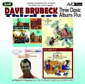 Cover for Dave Brubeck · Three Classic Albums Plus (Dave Digs Disney / Southern Scene / The Dave Brubeck Quartet In Europe) (CD) (2010)