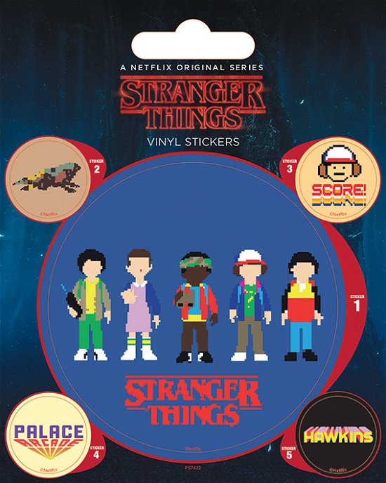 Cover for Stickers · STRANGER THINGS - Arade - Vinyl Stickers (MERCH) (2020)