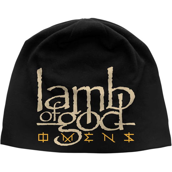 Cover for Lamb Of God · Lamb Of God Unisex Beanie Hat: Omens (CLOTHES)