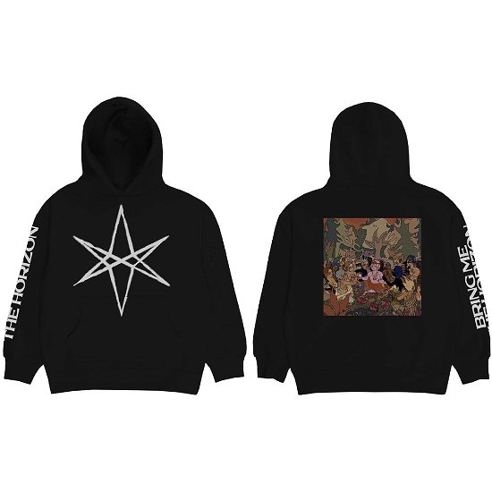 Cover for Bring Me The Horizon · Bring Me The Horizon Unisex Pullover Hoodie: Hex PHSH Cover (Back Print) (Hoodie) [size S] [Black - Unisex edition]