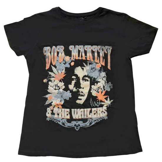 Bob Marley Ladies T-Shirt: & The Wailers (8) - Bob Marley - Merchandise -  - 5056561036229 - 