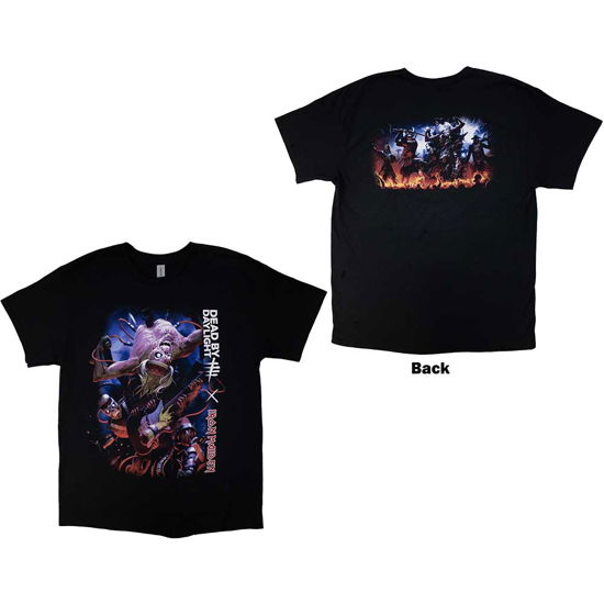 Cover for Iron Maiden · Iron Maiden Unisex T-Shirt: Dead By Daylight Monster Eddie (Black) (Back Print) (T-shirt) [size S] (2024)