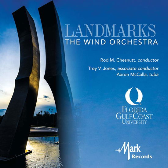 Cover for Broughton / Ellerby / Freund / Schmitt · Landmarks: Wind Orchestra (CD) (2016)