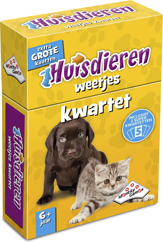 Huisdieren Weetjes Kwartet - Identity Games - Merchandise - Identity Games - 8714649011229 -