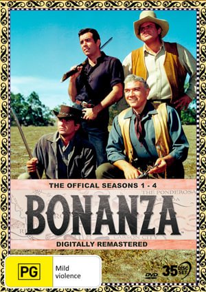Cover for Bonanza: Seasons 1-4 (DVD) (2020)