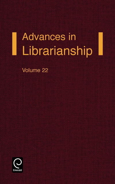 Cover for Frederick Lynden Elizabeth a Chapman · Advances in Librarianship - Advances in Librarianship (Hardcover Book) (1998)
