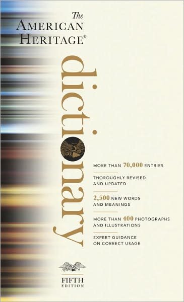 Cover for Houghton Mifflin Company · The American Heritage Dictionary: Fifth Edition (Paperback Bog) [Revised edition] (2012)