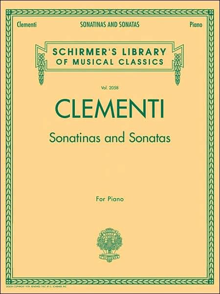 Cover for Sonatinas and Sonatas: Schirmer'S Library of Musical Classics, Vol. 2058 (Bok) (2006)