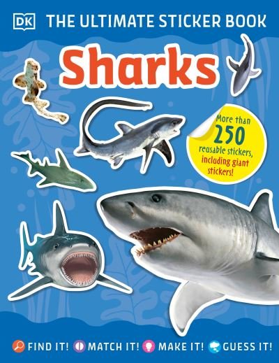 Cover for Dk · The Ultimate Sticker Book Sharks (Paperback Book) (2021)