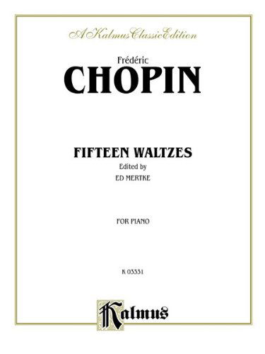 Waltzes - Frédéric - Bücher - Alfred Music - 9780757990229 - 1. März 1985