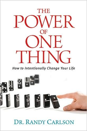 Cover for Randy Carlson · Power Of One Thing, The (Paperback Book) (2009)
