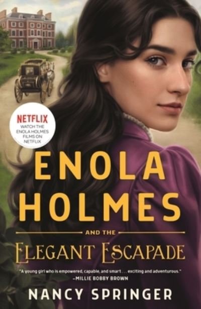Cover for Nancy Springer · Enola Holmes and the Elegant Escapade - Enola Holmes (Paperback Bog) (2023)