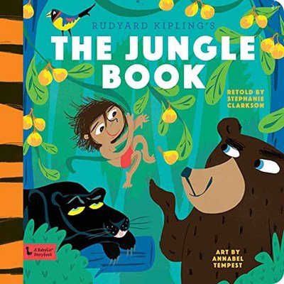 Cover for Stephanie Clarkson · The Jungle Book: A BabyLit Storybook (Innbunden bok) (2018)