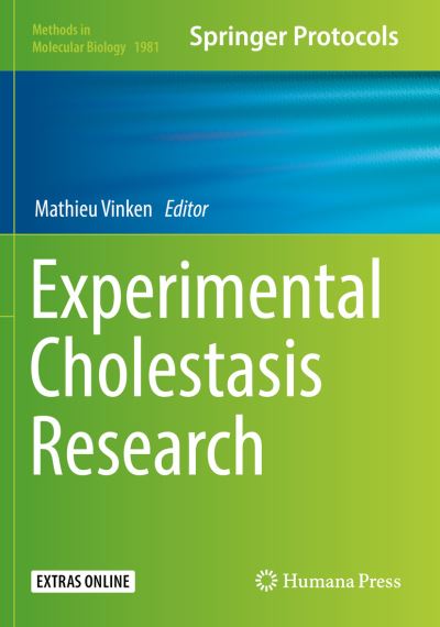 Cover for Experimental Cholestasis Research - Methods in Molecular Biology (Paperback Book) [2019 edition] (2020)