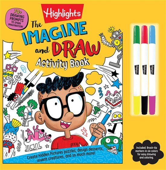 Cover for Highlights · Imagine and Draw Activity Book, The - Highlights Imagination Activity Books (Pocketbok) (2023)
