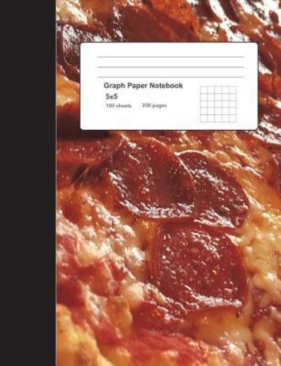 Cover for Cricket Creek Creatives · Graph Paper Notebook Pizza Lover Quad Ruled 5x5 (Paperback Book) (2018)