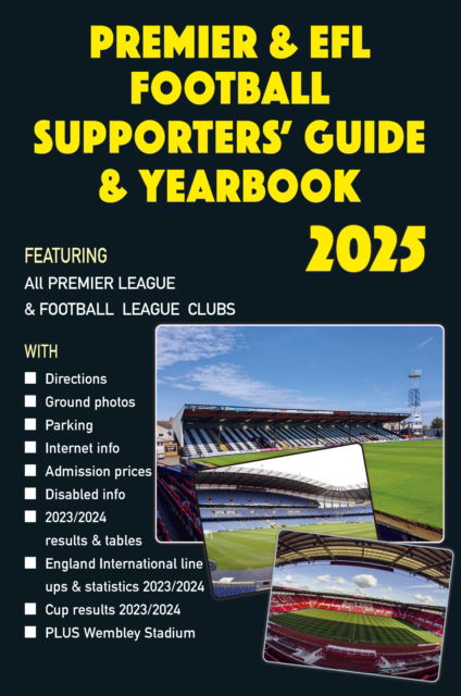 Cover for John Robinson · Premier &amp; EFL Football Supporters' Guide &amp; Yearbook 2025 (Paperback Bog) (2024)