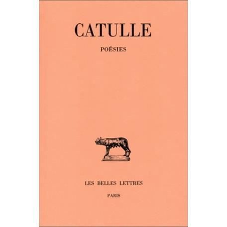 Cover for Catulle · Poésies (Collection Des Universites De France Serie Latine) (French Edition) (Paperback Book) [French edition] (1923)