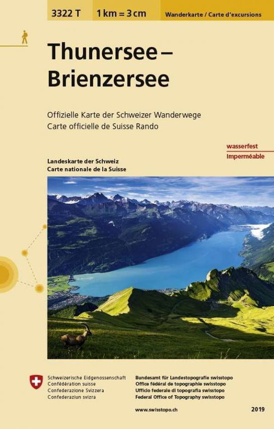 Cover for Thunersee - Brienzersee (Map) (2022)