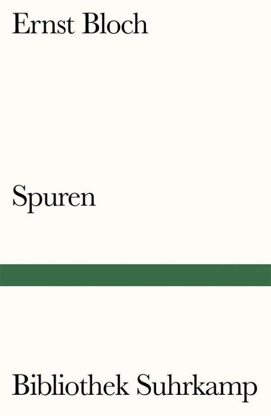 Cover for Bloch · Spuren (Book)