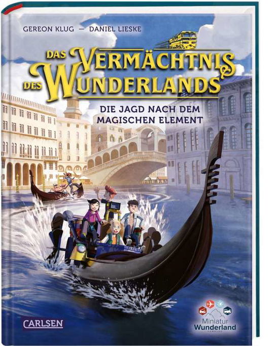 Cover for Gereon Klug · Das Vermächtnis des Wunderlands. Die Jagd nach dem magischen Element (Das Vermächtnis des Wunderlands 2) (Hardcover Book) (2021)