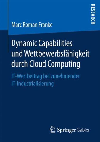 Cover for Franke · Dynamic Capabilities und Wettbew (Book) (2016)
