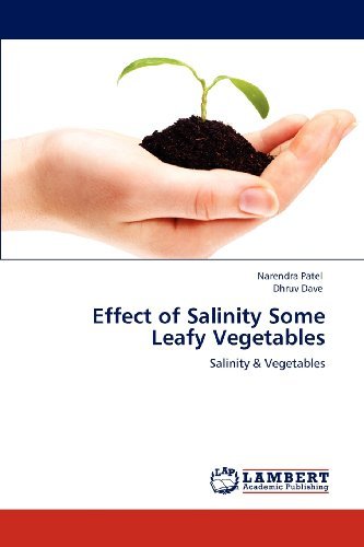 Cover for Dhruv Dave · Effect of Salinity Some Leafy Vegetables: Salinity &amp; Vegetables (Pocketbok) (2012)