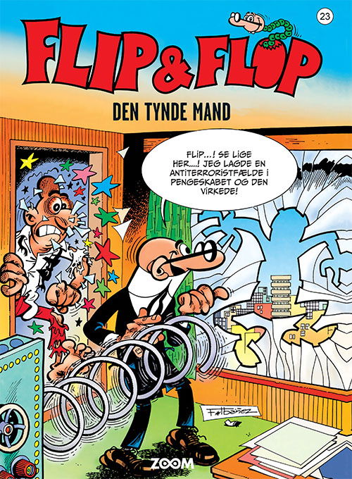 Cover for F. Ibáñez · Flip &amp; Flop: Flip &amp; Flop 23: Den tynde mand (Poketbok) [1:a utgåva] (2021)