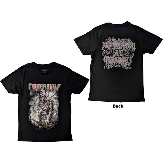 Cover for Powerwolf · Powerwolf Unisex T-Shirt: No Prayer (Black) (Back Print) (T-shirt)