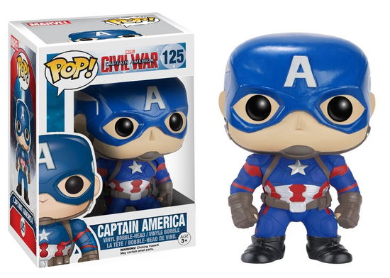 Cover for Funko Pop! Marvel: · Captain America Civil War POP! Vinyl Wackelkopf Ca (Toys) (2024)