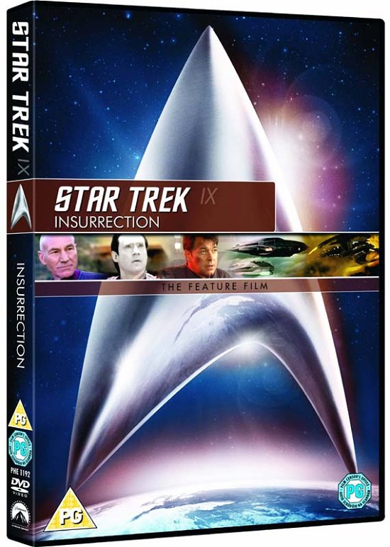 Cover for Star Trek 9 · Star Trek - Insurrection (DVD) [Remastered edition] (2010)