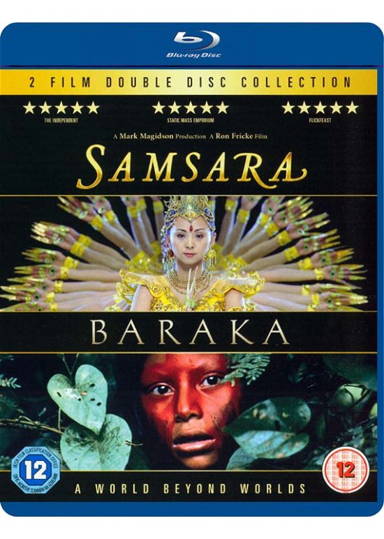 Cover for Ron Fricke · Samsara / Baraka (Blu-ray) (2013)