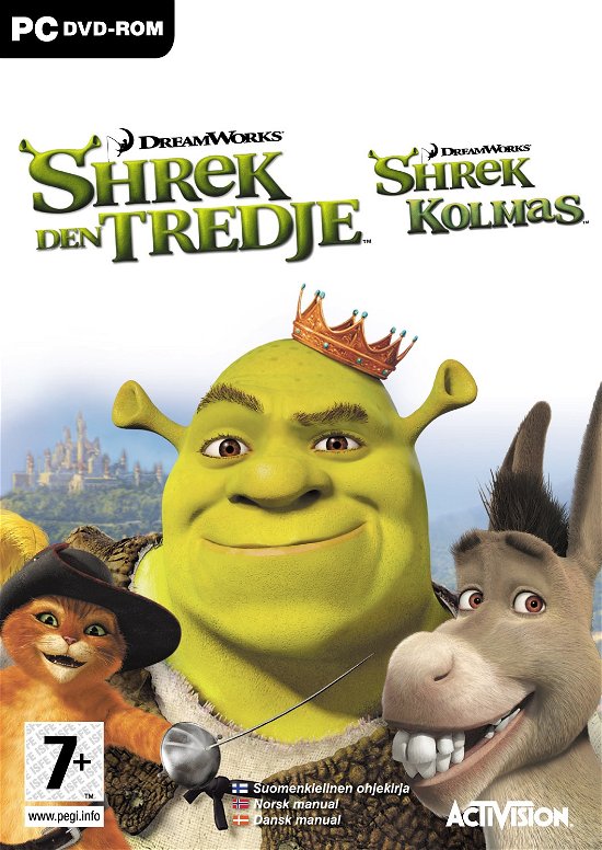 Cover for Spil-pc · Shrek the Third Fi Dk No (PC) (2012)