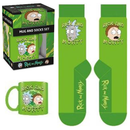 Cover for Rick &amp; Morty · Rick And Morty - Mug 315ml And Sock (Zabawki)