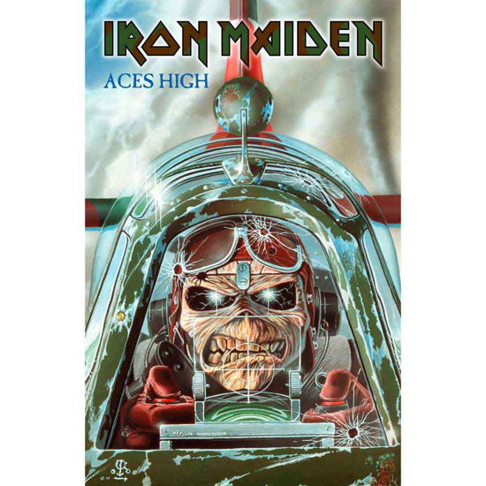 Iron Maiden Textile Poster: Aces High - Iron Maiden - Fanituote -  - 5055339791230 - 