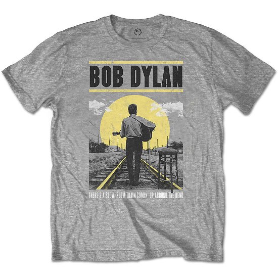 Cover for Bob Dylan · Bob Dylan Unisex T-Shirt: Slow Train (XX-Small) (T-shirt) [size XXS] [Grey - Unisex edition]