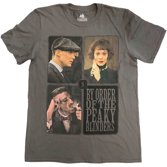 Peaky Blinders Unisex T-Shirt: Portraits Grid - Peaky Blinders - Merchandise -  - 5056561041230 - November 15, 2024