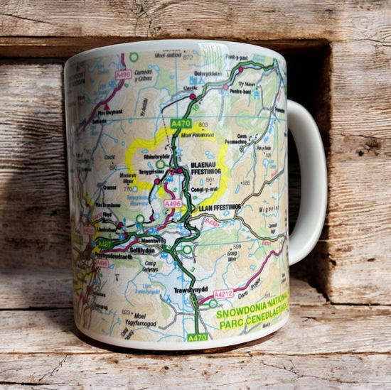 Cover for OS Map Ceramic Mug - Snowdonia National Park (MERCH) (2025)