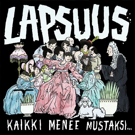 Cover for Lapsuus · Kaikki Menee Mustaksi (White Vinyl) (LP) (2020)