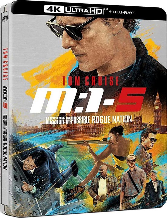 Cover for Mission Impossible · Mission Impossible - Rogue Nation Uhd Steelbook (4K UHD Blu-ray) (2023)
